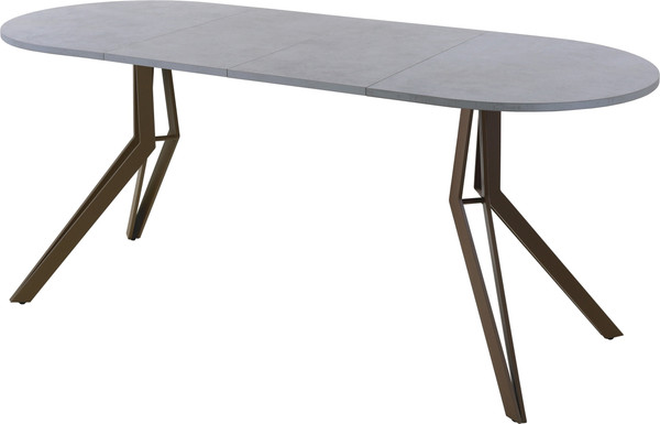 Изображение товара Обеденный стол AMC Elite / Е21(1100) D3 (коричневый/бетон чикаго светло-серый)
