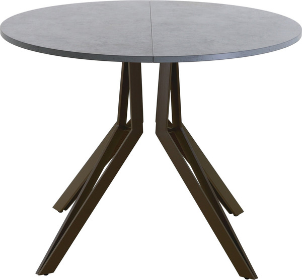 Изображение товара Обеденный стол AMC Elite / Е21(800) D1 (коричневый/бетон чикаго светло-серый)