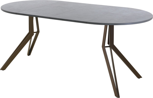 Изображение товара Обеденный стол AMC Elite / Е21(800) D1 (коричневый/бетон чикаго светло-серый)