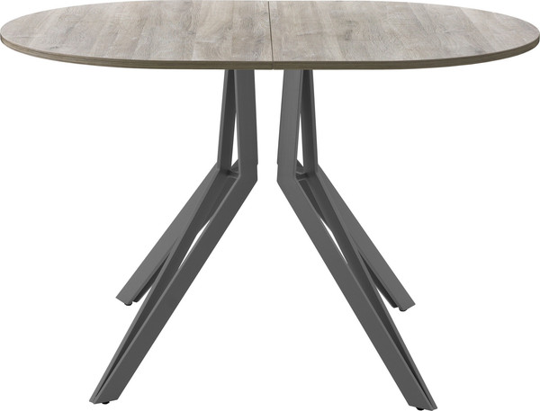 Изображение товара Обеденный стол AMC Elite / Е21(1100) D3 (графит/дуб уайт-ривер песочно-бежевый)