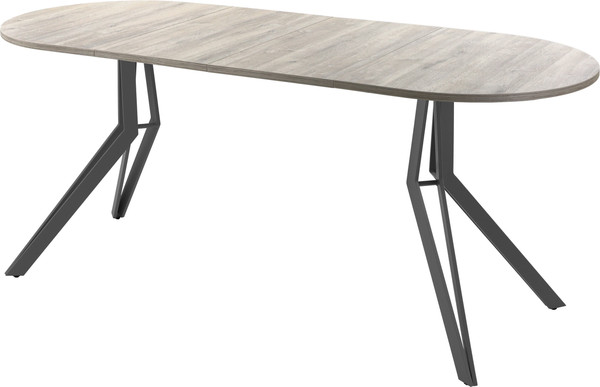 Изображение товара Обеденный стол AMC Elite / Е21(1100) D3 (графит/дуб уайт-ривер песочно-бежевый)