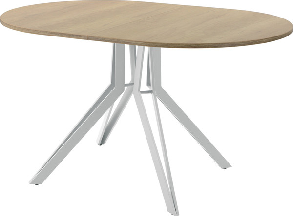 Изображение товара Обеденный стол AMC Elite / Е21(1100) D3 (серебро/дуб небраска натур)