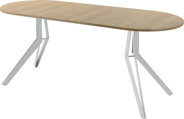 Изображение товара Обеденный стол AMC Elite / Е21(1100) D3 (серебро/дуб небраска натур)