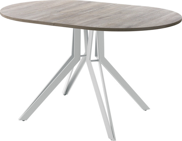 Изображение товара Обеденный стол AMC Elite / Е21(1100) D3 (серебро/дуб уайт-ривер песочно-бежевый)