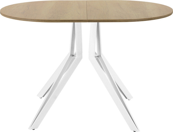 Изображение товара Обеденный стол AMC Elite / Е21(1100) D3 (белый/дуб небраска натур)