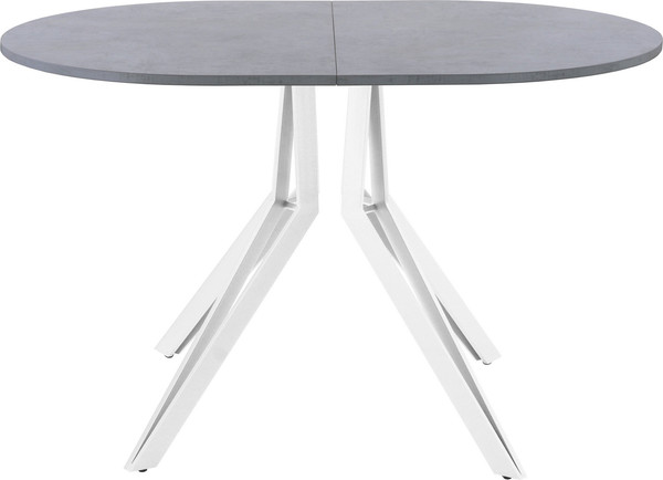 Изображение товара Обеденный стол AMC Elite / Е21(1100) D3 (белый/бетон чикаго светло-серый)