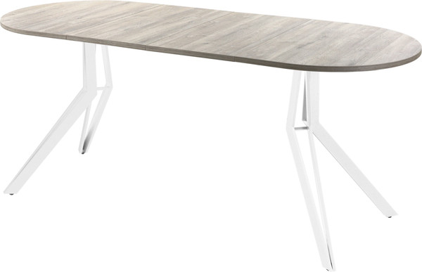 Изображение товара Обеденный стол AMC Elite / Е21(1100) D3 (белый/дуб уайт-ривер песочно-бежевый)