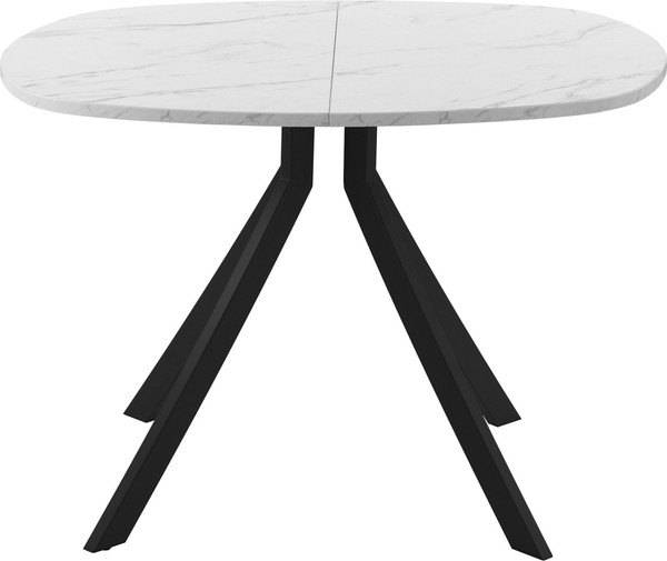 Изображение товара Обеденный стол AMC Elite / Е18(900) D7 (черный/мрамор кристалл)