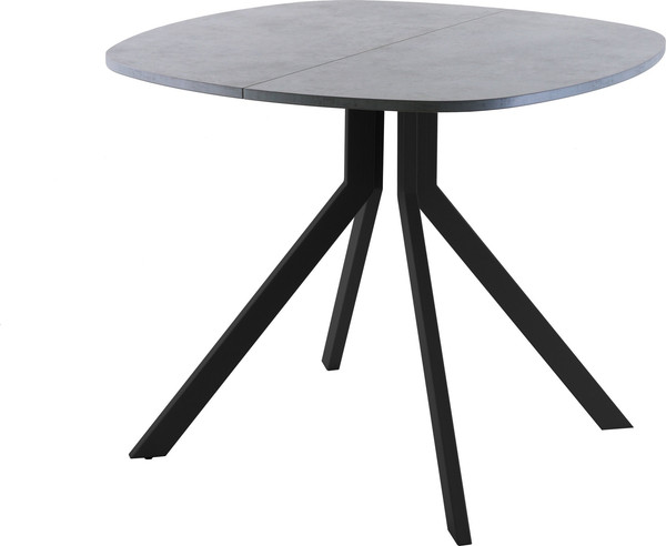 Изображение товара Обеденный стол AMC Elite / Е18(900) D7 (черный/бетон чикаго светло-серый)