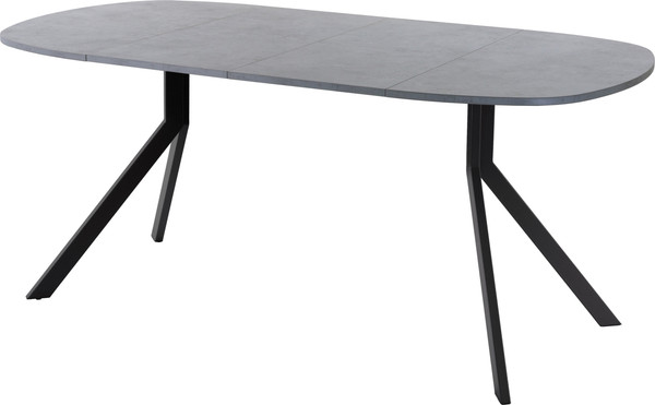 Изображение товара Обеденный стол AMC Elite / Е18(900) D7 (черный/бетон чикаго светло-серый)