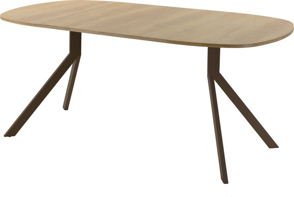 Изображение товара Обеденный стол AMC Elite / Е18(900) D7 (коричневый/дуб небраска натур)