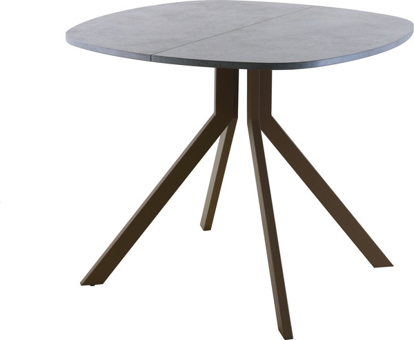 Изображение товара Обеденный стол AMC Elite / Е18(900) D7 (коричневый/бетон чикаго светло-серый)