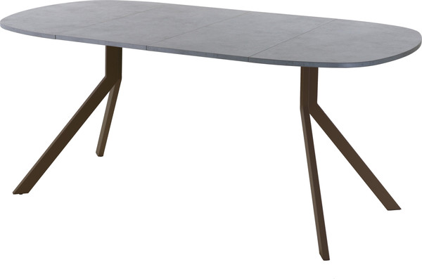 Изображение товара Обеденный стол AMC Elite / Е18(900) D7 (коричневый/бетон чикаго светло-серый)