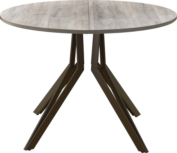 Изображение товара Обеденный стол AMC Elite / Е21(800) D1 (коричневый/дуб уайт-ривер песочно-бежевый)