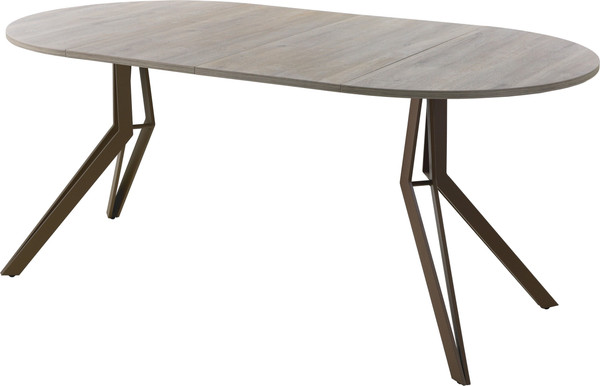 Изображение товара Обеденный стол AMC Elite / Е21(800) D1 (коричневый/дуб уайт-ривер песочно-бежевый)