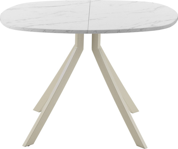 Изображение товара Обеденный стол AMC Elite / Е18(900) D7 (бежевый/мрамор кристалл)