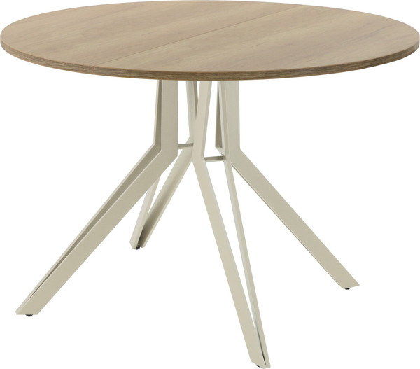 Изображение товара Обеденный стол AMC Elite / Е21(800) D1 (бежевый/дуб небраска натур)