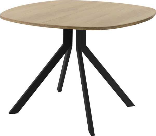 Изображение товара Обеденный стол AMC Elite / Е18(800) D7 (черный/дуб небраска натур)