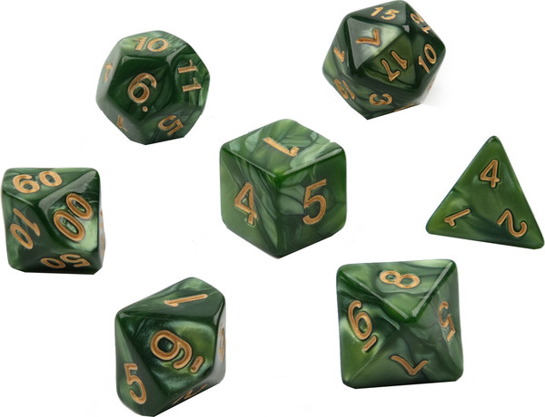 Изображение товара Набор кубиков для настольной игры Время игры Дайсы для ДнД / 9482833 (7шт)