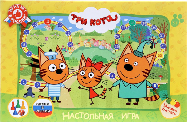 Изображение товара Настольная игра Умные игры Три кота / 2725154