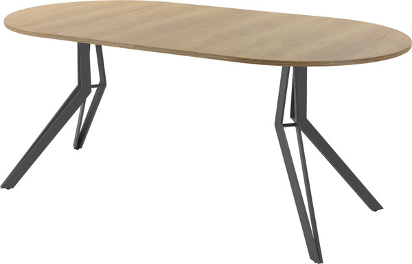 Изображение товара Обеденный стол AMC Elite / Е21(800) D1 (графит/дуб небраска натур)