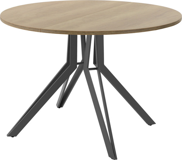 Изображение товара Обеденный стол AMC Elite / Е21(800) D1 (графит/дуб небраска натур)