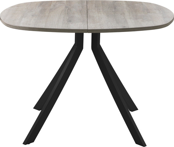 Изображение товара Обеденный стол AMC Elite / Е18(800) D7 (черный/дуб уайт-ривер песочно-бежевый)