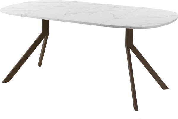 Изображение товара Обеденный стол AMC Elite / Е18(800) D7 (коричневый/мрамор кристалл)
