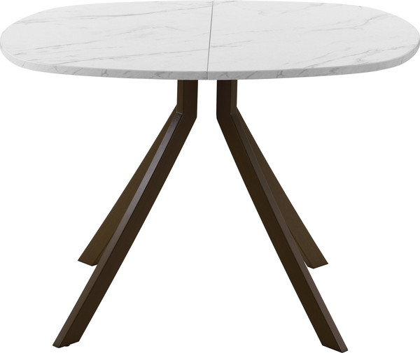 Изображение товара Обеденный стол AMC Elite / Е18(800) D7 (коричневый/мрамор кристалл)
