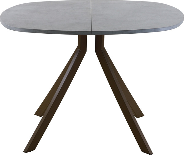 Изображение товара Обеденный стол AMC Elite / Е18(800) D7 (коричневый/бетон чикаго светло-серый)