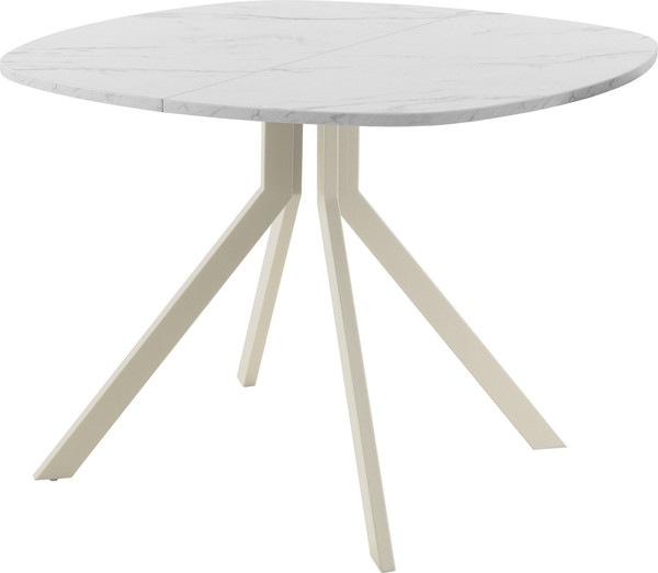 Изображение товара Обеденный стол AMC Elite / Е18(800) D7 (бежевый/мрамор кристалл)