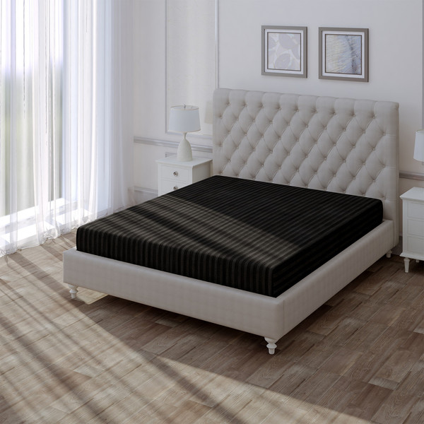 Изображение товара Простыня Verossa Stripe Black VRT рез 200/200/30 70005 ST13 / 784523