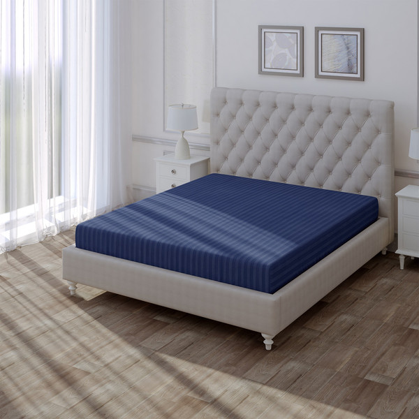 Изображение товара Простыня Verossa Stripe Indigo VRT рез 180/200/30 70004 ST13 / 784518