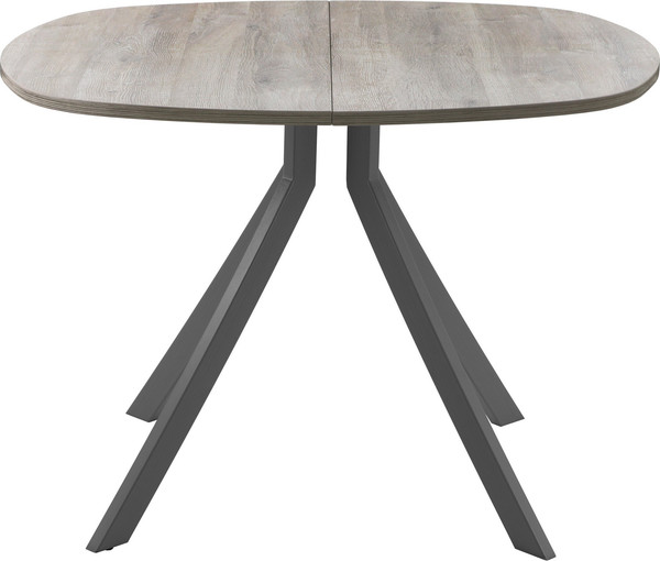 Изображение товара Обеденный стол AMC Elite / Е18(800) D7 (графит/дуб уайт-ривер песочно-бежевый)