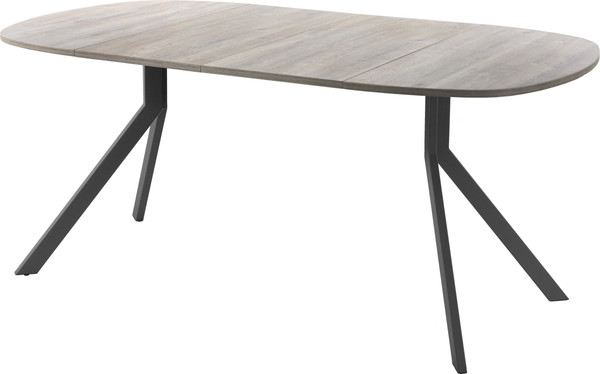 Изображение товара Обеденный стол AMC Elite / Е18(800) D7 (графит/дуб уайт-ривер песочно-бежевый)