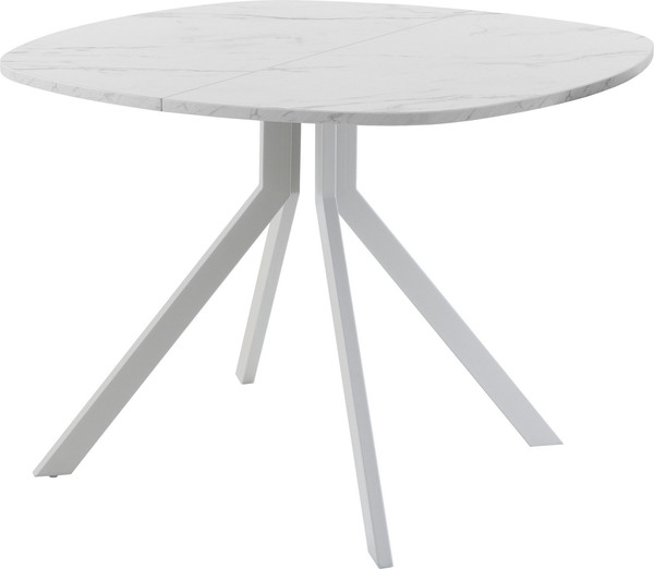 Изображение товара Обеденный стол AMC Elite / Е18(800) D7 (серебро/мрамор кристалл)