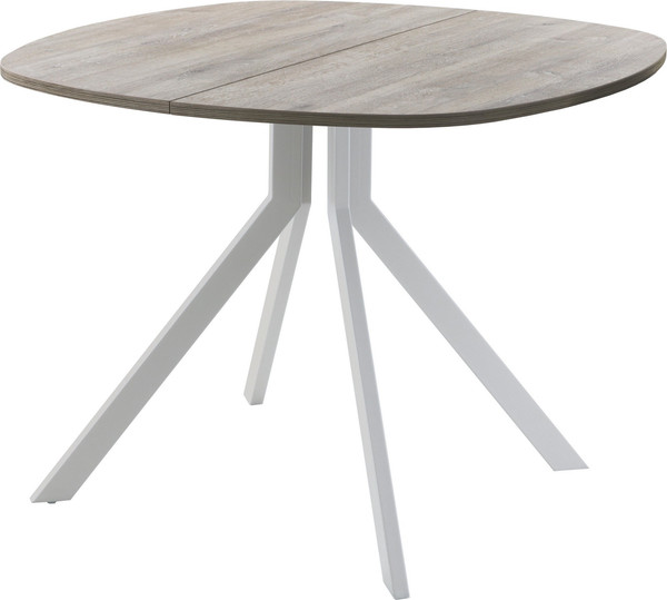 Изображение товара Обеденный стол AMC Elite / Е18(800) D7 (серебро/дуб уайт-ривер песочно-бежевый)