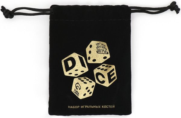 Изображение товара Набор кубиков для настольной игры Время игры Дайсы для ДнД Алмаз / 6935249 (7шт)
