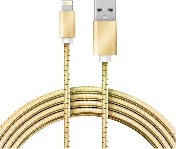 Изображение товара Кабель Rexant USB-A Lightning / 18-4252 (1м, золото)