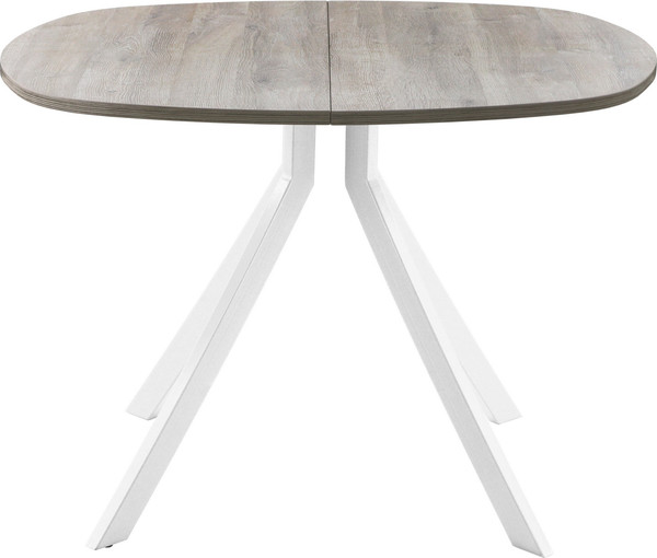 Изображение товара Обеденный стол AMC Elite / Е18(800) D7 (белый/дуб уайт-ривер песочно-бежевый)