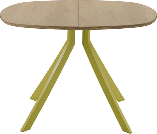 Изображение товара Обеденный стол AMC Elite / Е18(800) D7 (золото/дуб небраска натур)