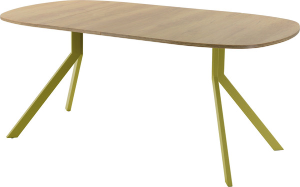 Изображение товара Обеденный стол AMC Elite / Е18(800) D7 (золото/дуб небраска натур)