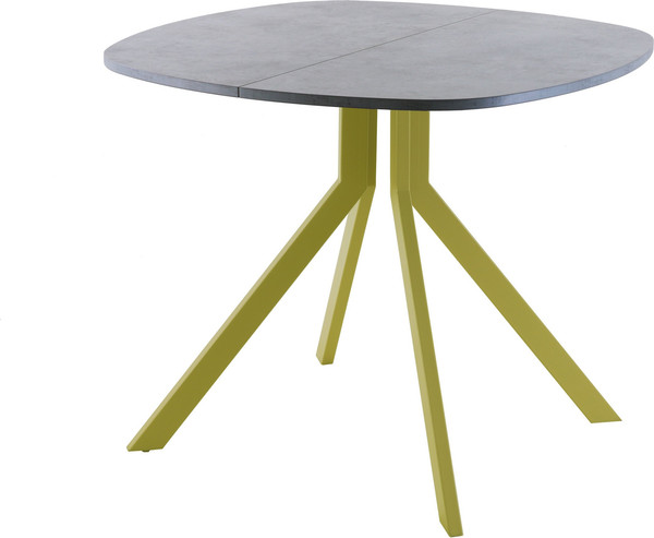 Изображение товара Обеденный стол AMC Elite / Е18(800) D7 (золото/бетон чикаго светло-серый)