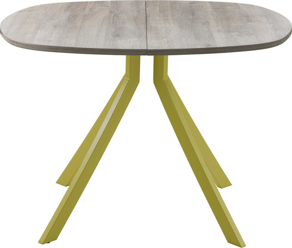 Изображение товара Обеденный стол AMC Elite / Е18(800) D7 (золото/дуб уайт-ривер песочно-бежевый)