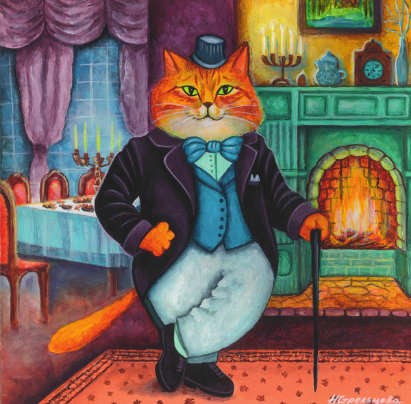 Изображение товара Календарь настенный АСТ Литературные коты. 2026 год / 9785171716028 (Стрельцова Н.)