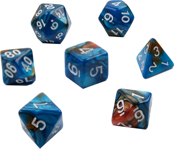 Изображение товара Набор кубиков для настольной игры Время игры Дайсы для ДнД / 9482841 (7шт)