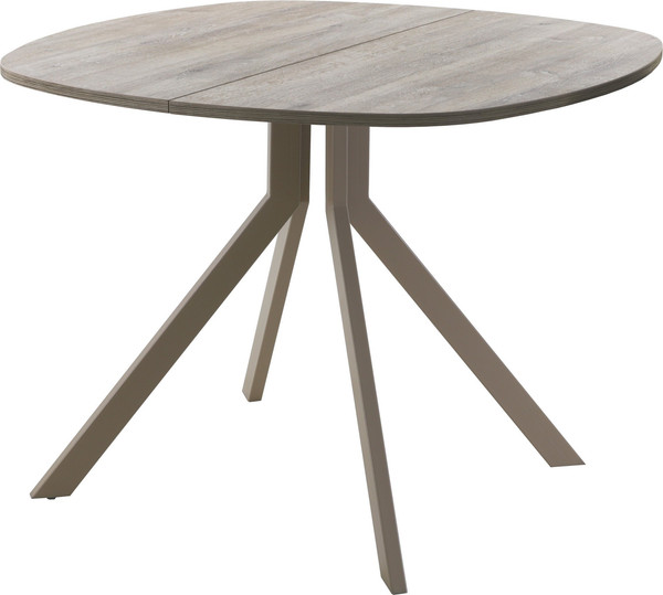 Изображение товара Обеденный стол AMC Elite / Е18(800) D7 (капучино/дуб уайт-ривер песочно-бежевый)