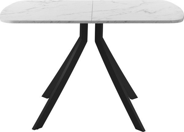 Изображение товара Обеденный стол AMC Elite / Е18(1200) D2 (черный/мрамор кристалл)