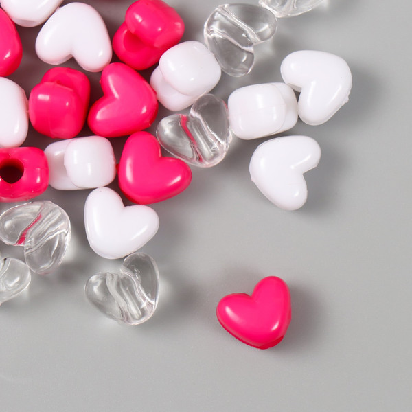 Изображение товара Набор бусин декоративных Арт Узор Сердце / 9928039