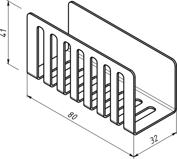 Изображение товара Держатель для губок Rexant 38-0693 (черный)